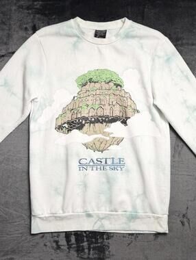 Studio Ghibli Castle in the Sky Tie-Dye Crewneck Sweatshirt BoxLunch Exclusive S